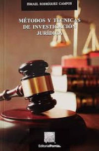 Image of Métodos y técnicas de investigación jurídica
