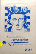 Protocolo e informe de investigación